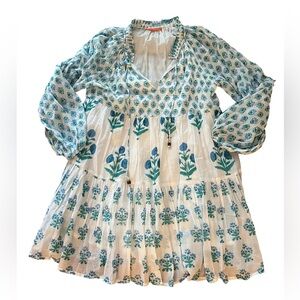 Oliphant blue tunic dress